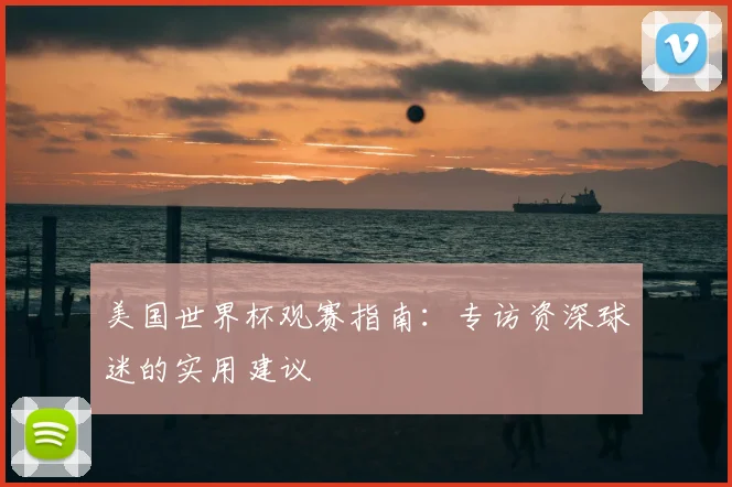 美国世界杯观赛指南:专访资深球迷的实用建议